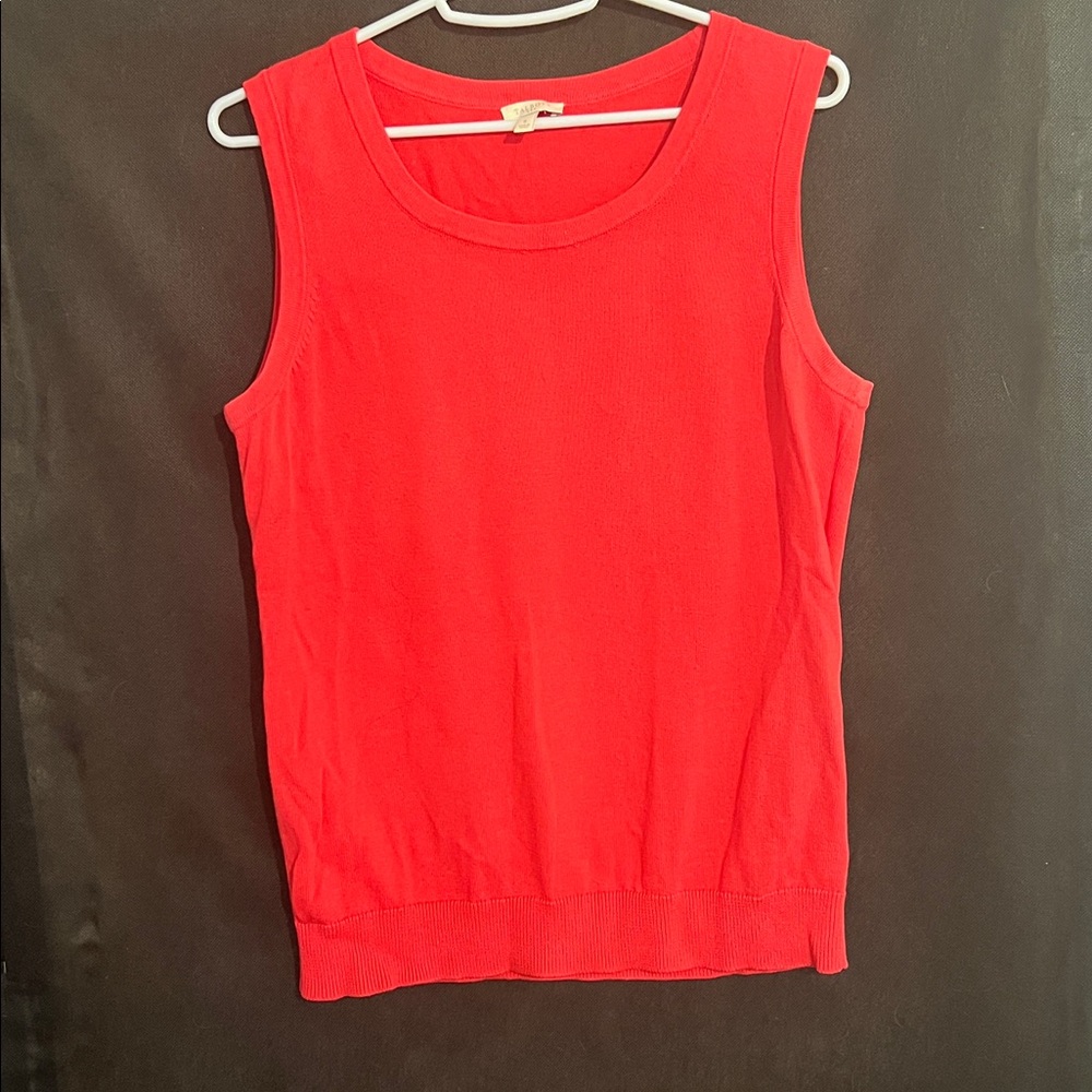 Talbots Bold Red/hot pink Tank Top